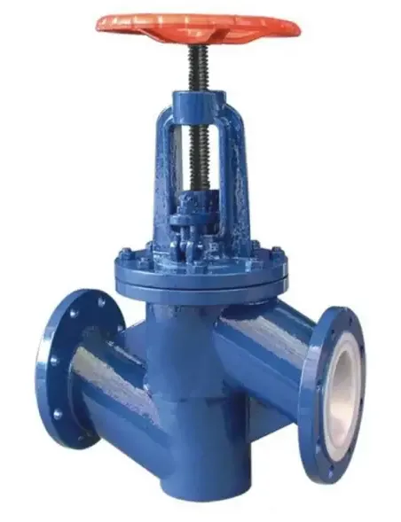 Injap Semak Besi Mulur Dengan Lapisan Fluoroplastik