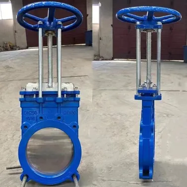 Injap Pintu Pisau Manual Besi Mulur